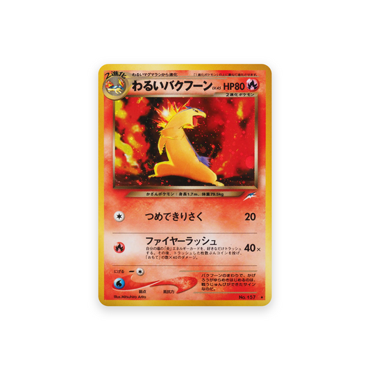 No. 157 Dark Typhlosion