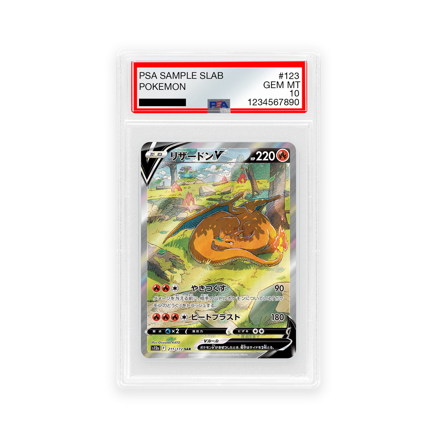 S12A 211/172 Charizard V PSA 10